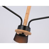 Люстра средней высоты Ambrella light TR4740/3 BK/LW