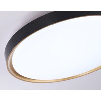 Припотолочная люстра Ambrella light Orbital FZ1249 BK/GD (черный/золото)