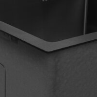 Кухонная мойка ARFEKA ECO AR 700*500 BLACK PVD NANO DECOR VOLCANIC ROCK