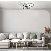 Припотолочная люстра Escada 10213/4LED BL (белый/черный)