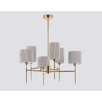 Подвесная люстра Ambrella light LH72381/6 BS/GR (латунь/серый)