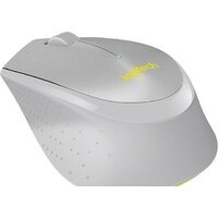Мышь Logitech M330 Silent Plus (серый/желтый)