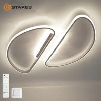 Припотолочная люстра Estares Modena 80W R-RC-540x640x55-WHITE/WHITE-220-IP20