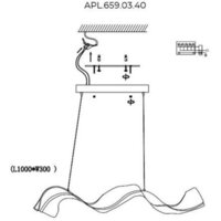 Подвесная люстра Aployt APL.659.03.40