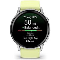 Умные часы Garmin Venu 4 45 мм (серебристый/желтый)