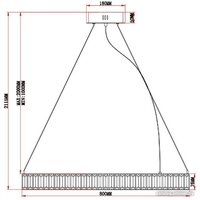 Подвесная люстра Moderli Asti V10734-PL