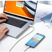 Кабель Baseus Dynamic Series Fast Charging Data Cable 100W USB Type-A - USB Type-C (1 м, белый)