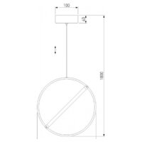Подвесная люстра Евросвет Element 90281/1 бронза