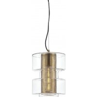 Подвесная люстра iLamp Brick P7555-1 GD