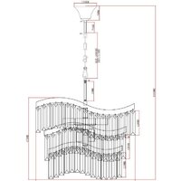 Подвесная люстра Moderli Wave V10773-8P