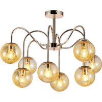 Люстра средней высоты Escada Blossom 1118/8PL E27*60W Gold