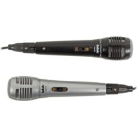Комплект проводных микрофонов BBK CM215 (черный+серебристый)