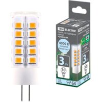Светодиодная лампочка TDM Electric G4-3 Вт-AC/DC 12 В-4000 К SQ0340-0094