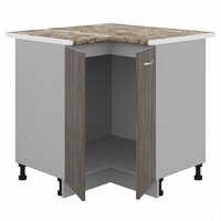 Шкаф напольный Кортекс-мебель угловой Корнелия Лира НШУ (орех элия/мадрид)