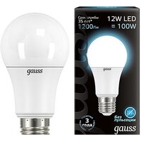 Светодиодная лампочка Gauss E27 12Вт 4100K [102502212]