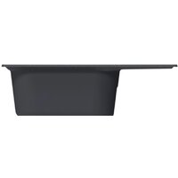 Кухонная мойка Mixline ML-GM18 551977 (антрацит)