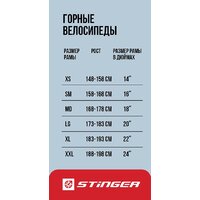 Велосипед Stinger Element 27 SM 2025 (красный)