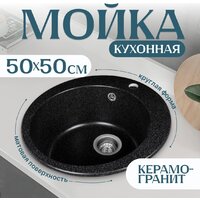 Кухонная мойка Saniteco Linea (черный)