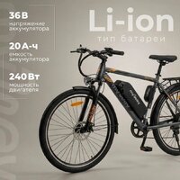 Электровелосипед MyWay Rock 240 Pro 29 р.21 (графитовый)