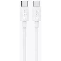 Кабель Usams US-SJ711 USB Type-C - USB Type-C (1 м, белый)