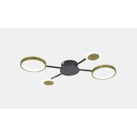 Припотолочная люстра Mirastyle SL-41080-48 BK+SGD