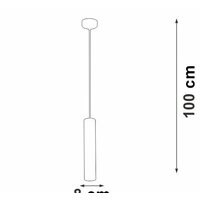 Подвесная люстра Vitaluce V46400-8/1S