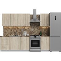 Готовая кухня Кортекс-мебель Корнелия Лира 2.1 (дуб сонома/мадрид)