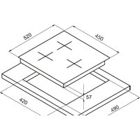 Варочная панель Korting HG 465 CTRB
