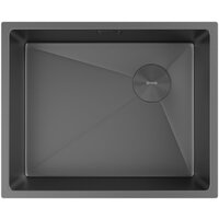 Кухонная мойка ZorG Zerox 54 U / IF Side SF Zurinox PVD Gunblack