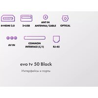 Телевизор Evo TV 50 Black TD0051753RU