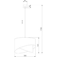 Подвесная люстра TK Lighting 4820 Grant White