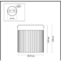 Люстра средней высоты Odeon Light Pillari 5047/20LC