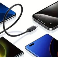 Кабель Usams US-SJ696 USB Type-C - USB Type-C (2 м, черный)