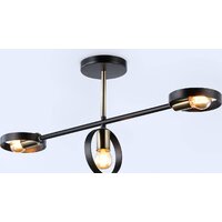Припотолочная люстра Ambrella light Traditional TR8229/3 BK/SB