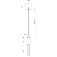 Подвесная люстра Moderli Ran V10896-PL