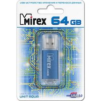 USB Flash Mirex UNIT AQUA 64GB (13600-FMUAQU64)