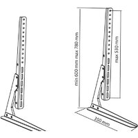 Подставка для телевизора ABC Mount STAND-02 (черный)