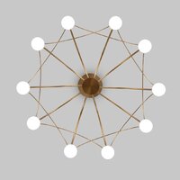 Подвесная люстра Евросвет Ragno 90030/10 LED (золото, 4000К)
