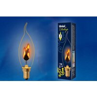 Лампочка Uniel IL-N-CW35-3/RED-FLAME/E14/CL UL-00002982