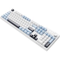 Клавиатура Ajazz AK35I V3 (синий/белый/черный, Ajazz Sea Salt)