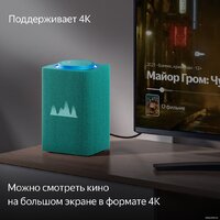 Умная колонка Яндекс Станция Макс (с хабом умного дома Zigbee, бирюзовый)