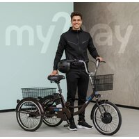 Электровелосипед MyWay Trike 350 Max 24 р.15 (черный)