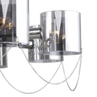 Люстра средней высоты Escada Intense 683/8P E14*40W Chrome