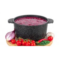 Кастрюля Elan Gallery Гармония вкуса 120711 (черный мрамор)