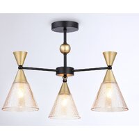 Люстра средней высоты Ambrella light Traditional TR3169/3 BK/GD