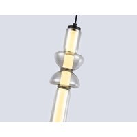 Подвесная люстра Ambrella light LH11021 BK/SM (черный/дымчатый)