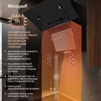 Кухонная вытяжка Weissgauff SIGMA 60 Touch Black Glass