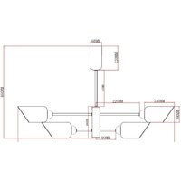 Люстра средней высоты Moderli Avery V10809-8P