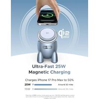 Беспроводное зарядное Ugreen W713 65300 (голубой)
