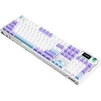 Клавиатура Ajazz AK35I V4 (фиолетовый/белый/синий, Ajazz Avocado)
